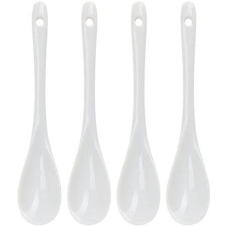 Valgest portselanist munaalused lusikatega... | FreshDesign.ee