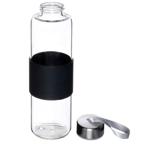 Klaasist veepudel must 600 ml | FreshDesign.ee