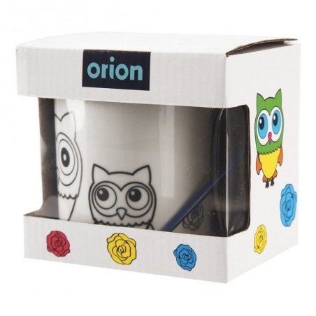 Maalitops värvidega, portselan, öökull, 330 ml | FreshDesign.ee