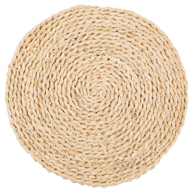 Lauamatt naturaalne ümar 35 cm | FreshDesign.ee