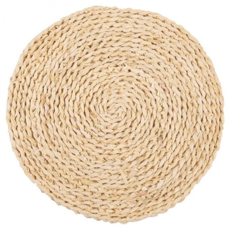 Lauamatt naturaalne ümar 35 cm | FreshDesign.ee