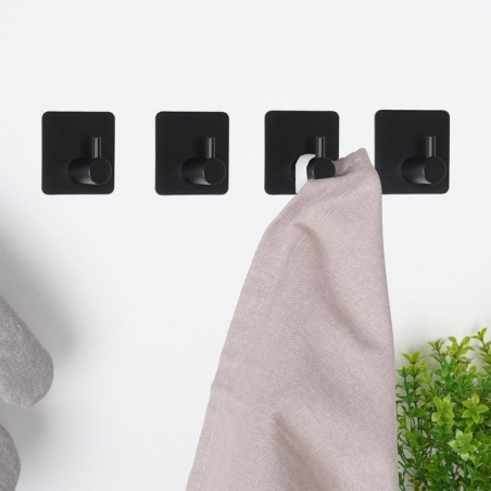 Nagid isekleepuvad teras must 4 tk.