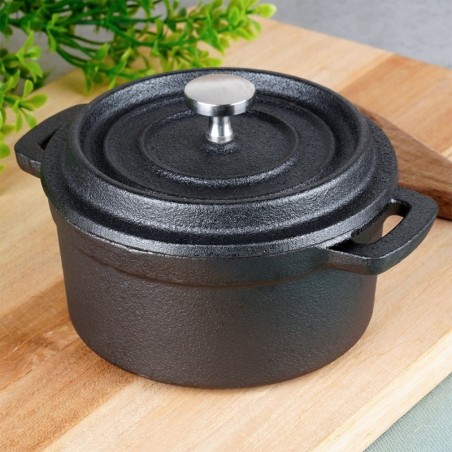 Malmist kaanega serveerimispott CAST LINE 10 cm, 250 ml