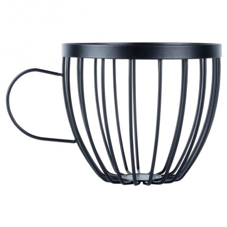 Kohvikapsli alus metallist must 20x15x13,5 cm | FreshDesign.ee