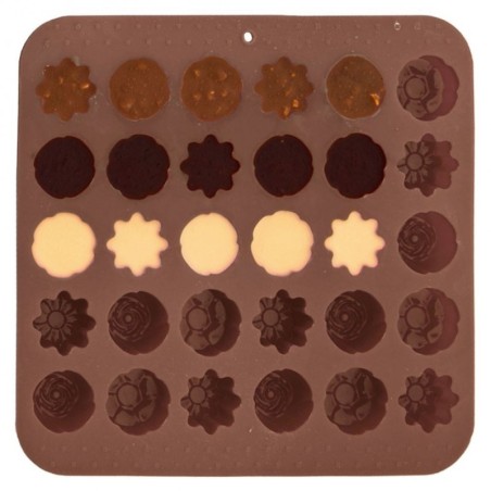 Pruun silikoonist pralineevorm | FreshDesign.ee