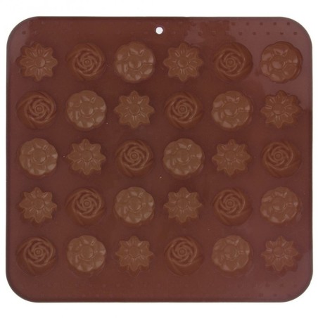 Pruun silikoonist pralineevorm | FreshDesign.ee