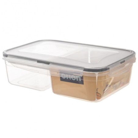 Toidunõu kaane ja tihendiga, jagatud, 2 l | FreshDesign.ee