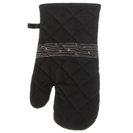 Must puuvillane magnetiga ahjukinnas HEART 30 cm | FreshDesign.ee