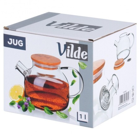 Kohvi- ja teekann klaas kurnaga 1 l | FreshDesign.ee