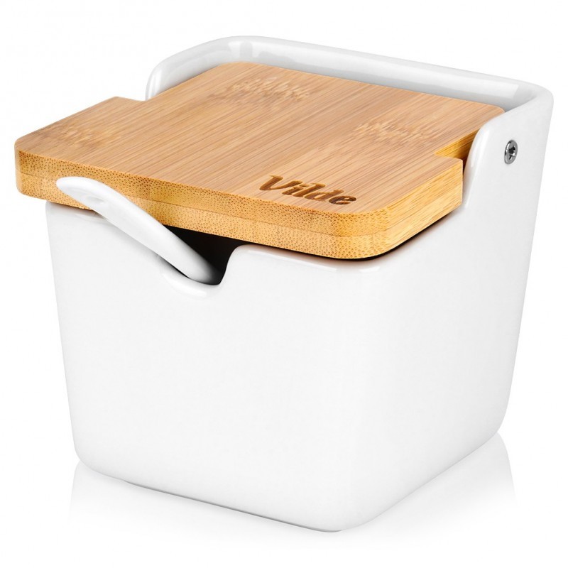 Keraamiline suhkrutoos valge 250 ml | FreshDesign.ee