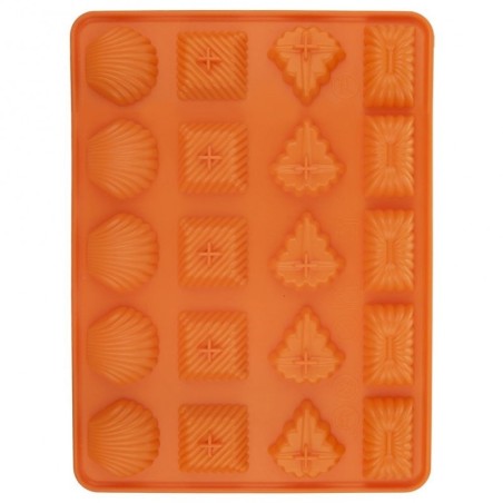 Oranž silikoonist küpsisevorm
