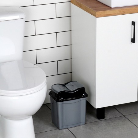 Plastikust prügikast hall 5 l | FreshDesign.ee