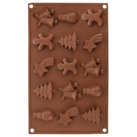 Silikoonist küpsisevorm, pruun, jõulud | FreshDesign.ee