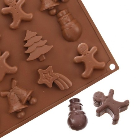 Silikoonist küpsisevorm, pruun, jõulud | FreshDesign.ee