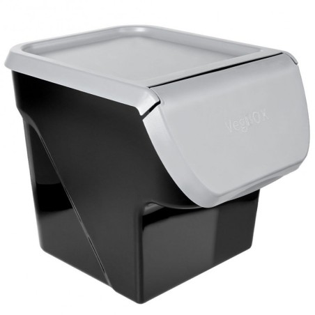 Köögivilja- ja puuviljanõu kaanega, hall, 13 l | FreshDesign.ee