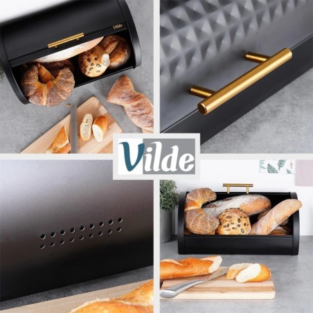 Metallist must leivakast 38x28,5x18 cm | FreshDesign.ee