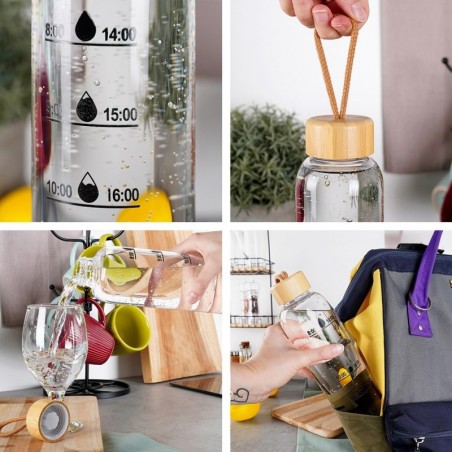 Klaasist veepudel 1 l | FreshDesign.ee