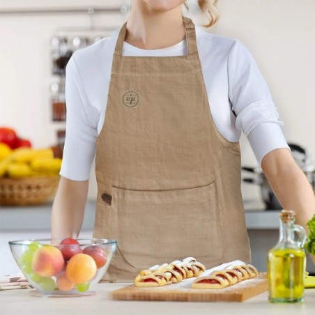 Pruun seotud puuvillane köögipõll | FreshDesign.ee