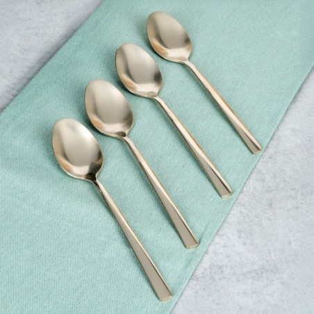 Terasest teelusikad 4 tk, kuld | FreshDesign.ee