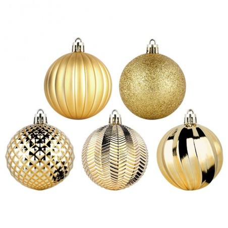 Purunemiskindlad jõuluehted, kuld, 6 cm, 25 tk. | FreshDesign.ee