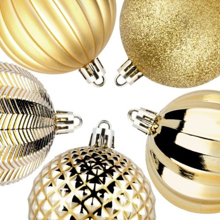 Purunemiskindlad jõuluehted, kuld, 6 cm, 25 tk. | FreshDesign.ee