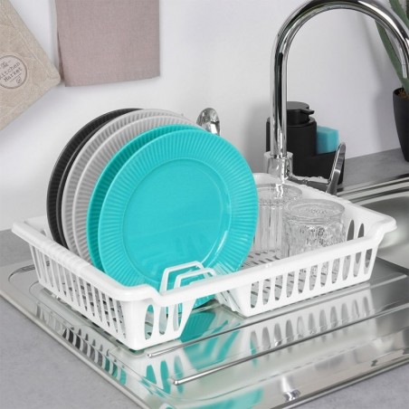 Nõude kuivatamine valge 40x29x8,5 cm