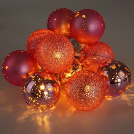 Valguspallid 10 LED roosa 4 cm | FreshDesign.ee