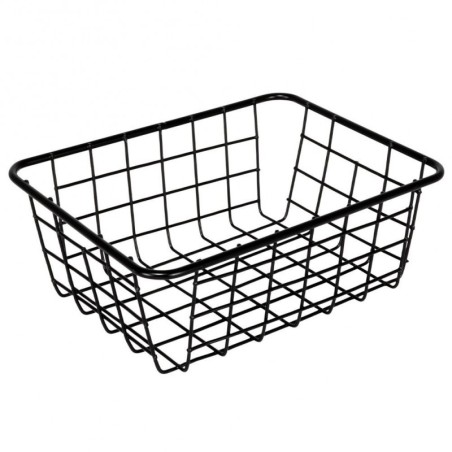 Puuviljakorv metallist must