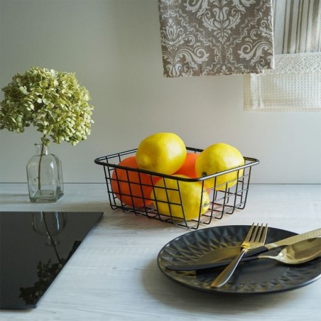 Puuviljakorv metallist must | FreshDesign.ee