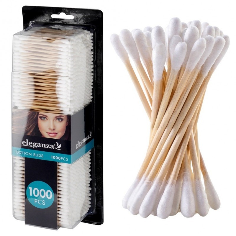 Bambusest puuvillased kosmeetikapulgad 1000 tk. | FreshDesign.ee