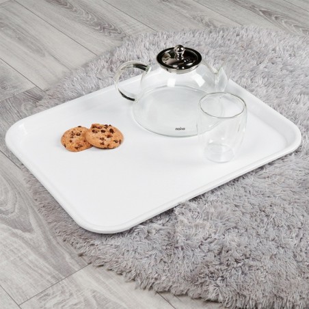 Plastikust serveerimisalus valge 45,5x35,5 cm | FreshDesign.ee