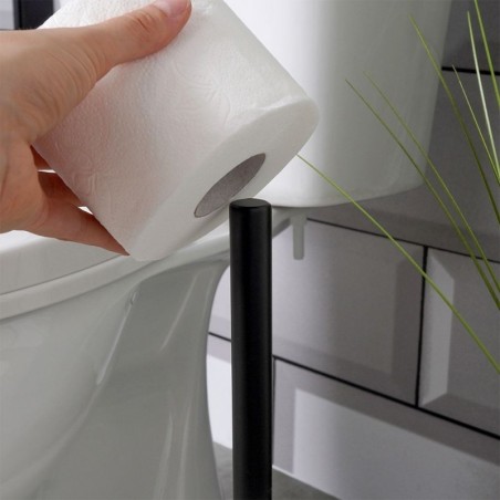 Tualettpaberi alus teras must 47 cm | FreshDesign.ee