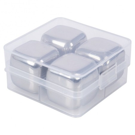 Korduvkasutatavad terasest jääkuubikud 4 tk. | FreshDesign.ee