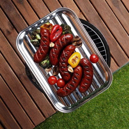Terasest perforeeritud grillalus 34,5x24,5 cm | FreshDesign.ee