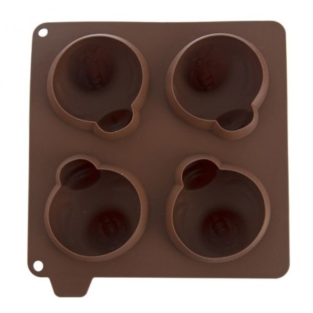 Silikoonküpsise ja pralinee vorm, pruun kana | FreshDesign.ee