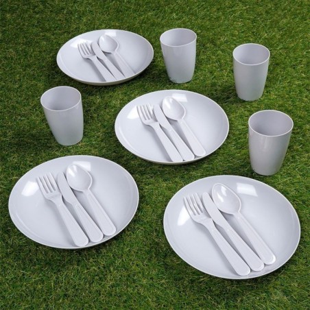 Plastikust piknikukomplekt 20 tk.