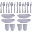Plastikust piknikukomplekt 20 tk. | FreshDesign.ee