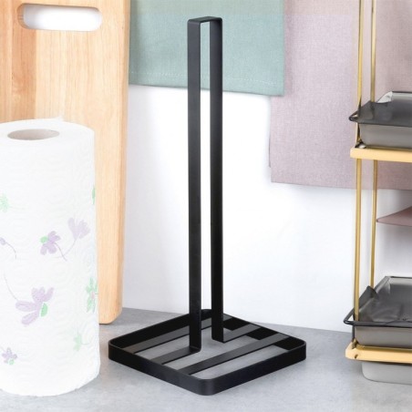 Köögipaberi hoidja metallist must MISTY 32,5 cm
