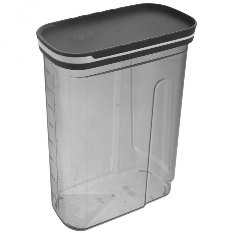 Konteiner koos dosaatoriga, hall, 2,7 l | FreshDesign.ee