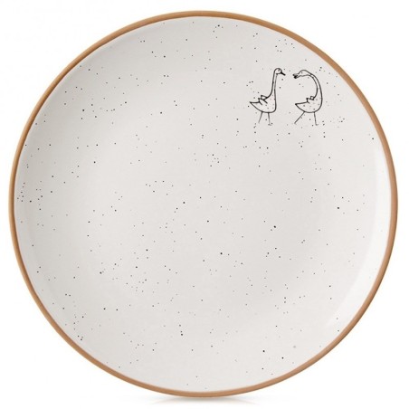 Beež keraamiline magustoidutaldrik 20 cm | FreshDesign.ee