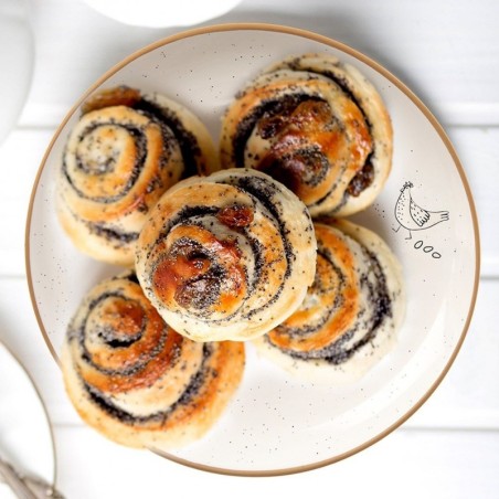 Beež keraamiline magustoidutaldrik 20 cm