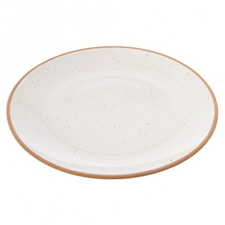 Beež keraamiline magustoidutaldrik 20 cm | FreshDesign.ee