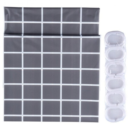 Duššikardin konksudega veekindel 180x180 cm | FreshDesign.ee