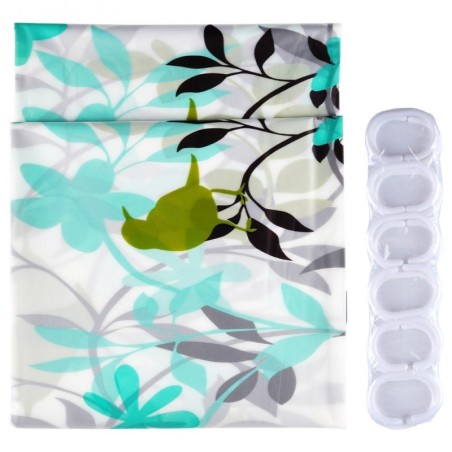 Duššikardin konksudega veekindel 180x180 cm | FreshDesign.ee