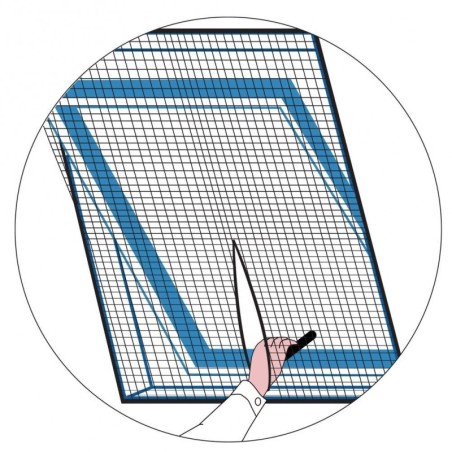 Sääsevõrk katuseaknale must 140x120 cm | FreshDesign.ee