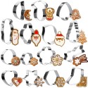 Piparkoogivormid terasest Christmas MISTY 15 tk. | FreshDesign.ee