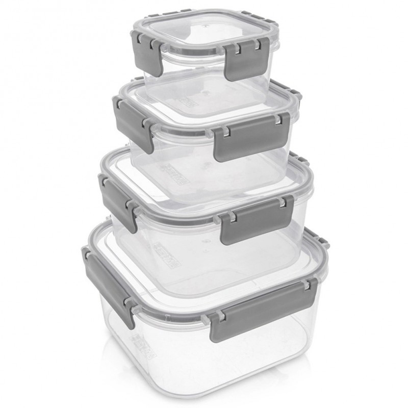 Toidunõud kaane ja tihendiga, 4 tk. | FreshDesign.ee