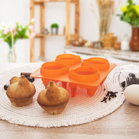 Silikoon koogi- ja pralineevorm, oranž kana | FreshDesign.ee