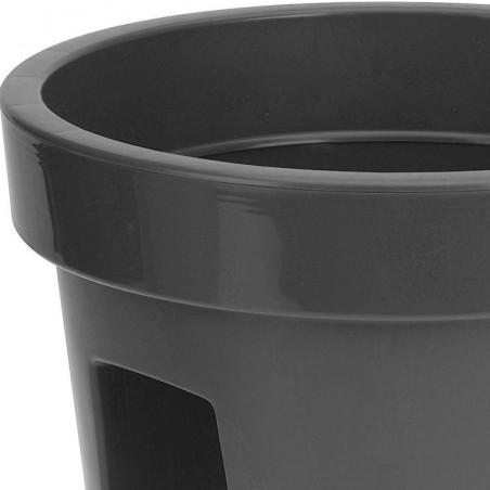 Rõdu lillepott plastikust hall 28 cm | FreshDesign.ee