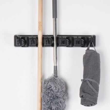 Mopi, harja ja tööriistariiul must 5 ava | FreshDesign.ee